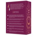 Rithual Reva Egg - Sterowana Maszyna Intymna z Funkcją Wibracji i Ruchu Up&Down, silikon, pilot, USB, fiolet