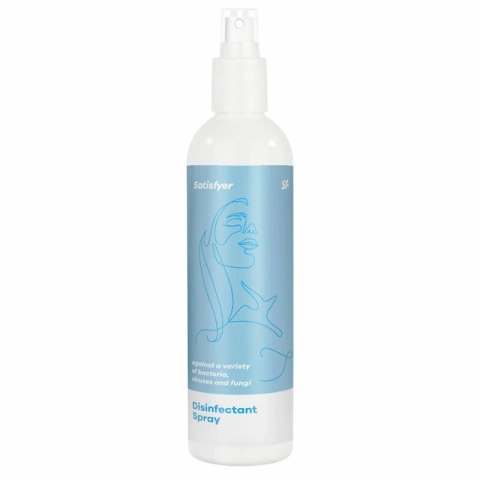 Satisfyer Spray dezynfekujący do urządzeń intymnych 300 ml bez alkoholu Satisfyer Spray dezynfekujący do urządzeń intymnych 300 ml bez alkoholu