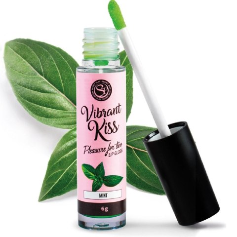 Secret Play Vibrant Kiss błyszczyk miętowy, jadalny, 6g Secret Play Vibrant Kiss błyszczyk miętowy, jadalny, 6g