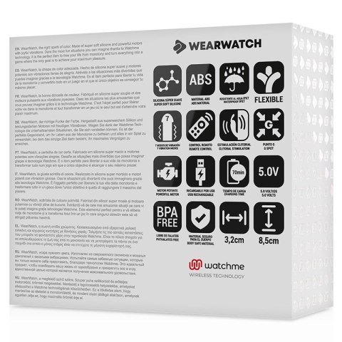 WEARWATCH WATCHME Dual Technology fuksja/czarny - model z pilotem na nadgarstek WEARWATCH WATCHME Dual Technology fuksja/czarny - model z pilotem na nadgarstek