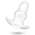 Addicted Toys Rozszerzacz Tunelowy TPE 13,5 cm Przezroczysty Anatomiczny