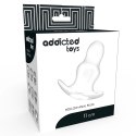 Addicted Toys Średni ekspander tunelowy 11 cm - przezroczysty TPE