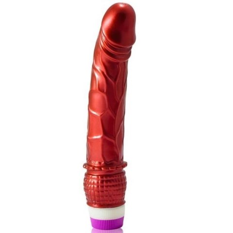 Baile Linex Red - model wibrujący, 23 cm, żelowy, czerwony Baile Linex Red - model wibrujący, 23 cm, żelowy, czerwony