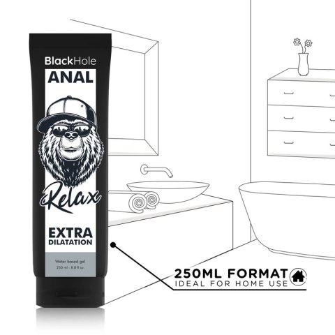 Black Hole żel intymny relaksujący na bazie wody 250ml bezzapachowy Black Hole żel intymny relaksujący na bazie wody 250ml bezzapachowy