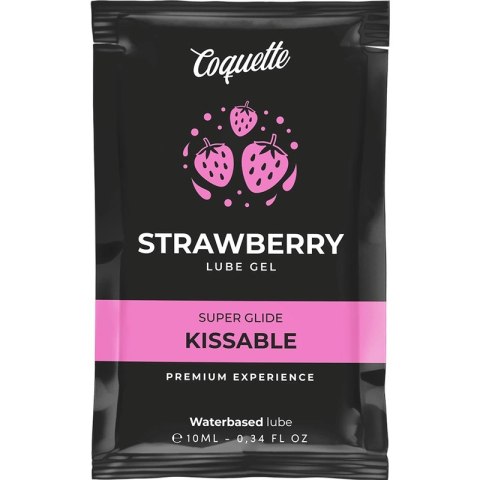 Coquette Chic Desire lubrykant wodny truskawkowy 10 ml mini opakowanie Coquette Chic Desire lubrykant wodny truskawkowy 10 ml mini opakowanie