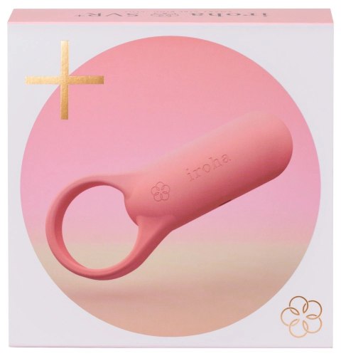 Iroha SVR+ Coral Pink - Wibrujący Pierścień Silikonowy, 8 Trybow, USB Iroha SVR+ Coral Pink - Wibrujący Pierścień Silikonowy, 8 Trybow, USB
