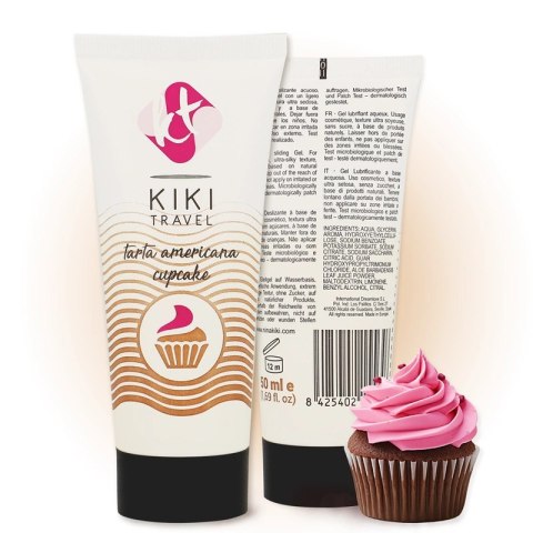 Kiki Travel Lubrykant Wodny Babeczkowy 50 ml Wegański Aloes Kiki Travel Lubrykant Wodny Babeczkowy 50 ml Wegański Aloes