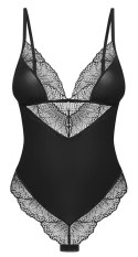 Obsessive Aliosa Body czerwony S/M z koronką i fiszbinami