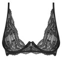 Obsessive Novenes Gorset 3-Częściowy Czarny XL/2XL z Cyrkoniami