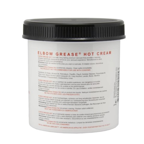Elbow Grease Hot Cream Jar 443 ml - Rozgrzewający krem pielęgnacyjny Elbow Grease Hot Cream Jar 443 ml - Rozgrzewający krem pielęgnacyjny