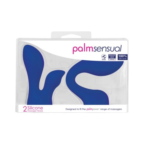 PalmPower PalmSensual Niebieskie Nakładki Silikonowe 2 sztuki PalmPower PalmSensual Niebieskie Nakładki Silikonowe 2 sztuki