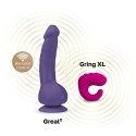 Gvibe Greal 2 Violet - maszyna intymna, Bioskin, wodoodporny, 22 cm