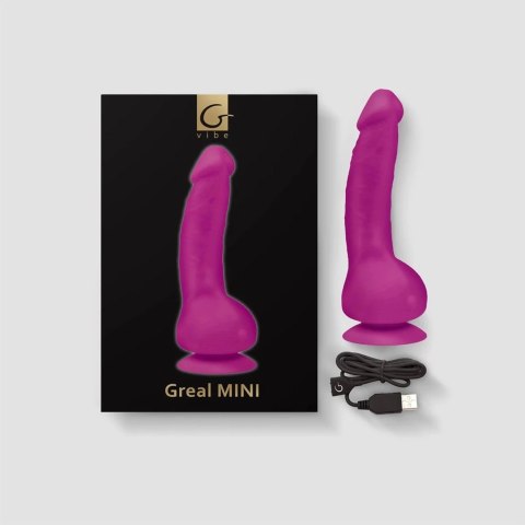 Gvibe Greal Mini Fuchsia - model kompaktowy, materiał Bioskin, 18 cm Gvibe Greal Mini Fuchsia - model kompaktowy, materiał Bioskin, 18 cm