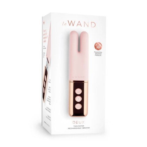 Le Wand Deux Rose Gold - kompaktowy model z podwojnym silnikiem Le Wand Deux Rose Gold - kompaktowy model z podwojnym silnikiem