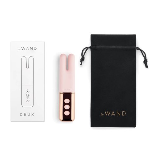 Le Wand Deux Rose Gold - kompaktowy model z podwojnym silnikiem Le Wand Deux Rose Gold - kompaktowy model z podwojnym silnikiem