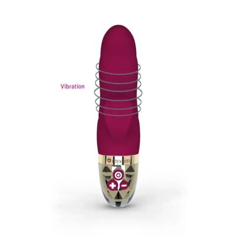Mystim Hop Hop Bob Fuchsia - silikonowy model intymny, 16 cm, USB Mystim Hop Hop Bob Fuchsia - silikonowy model intymny, 16 cm, USB