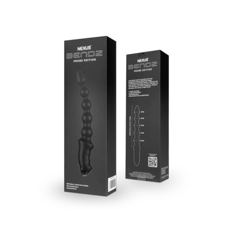 Nexus Bendz Black - silikonowy system wibracyjny, 6 trybow, USB Nexus Bendz Black - silikonowy system wibracyjny, 6 trybow, USB