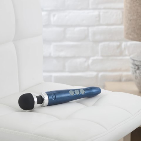 Doxy Die Cast 3R Wand Massager Blue Flame - bezprzewodowy, aluminiowy Doxy Die Cast 3R Wand Massager Blue Flame - bezprzewodowy, aluminiowy