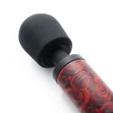 Doxy Original Wand Massager Rose Pattern - Masażer elektryczny, rożowy
