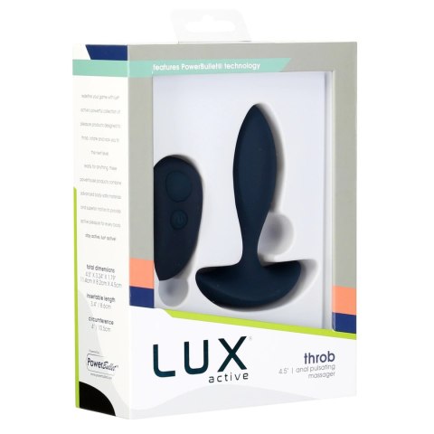 Lux Active Throb bezprzewodowa maszyna intymna pulsująca silikonowa 11,4 cm Lux Active Throb bezprzewodowa maszyna intymna pulsująca silikonowa 11,4 cm