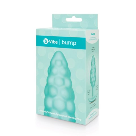 B-Vibe Texture Plug Bump Mint - wibrująca anatomiczna wtyczka silikonowa B-Vibe Texture Plug Bump Mint - wibrująca anatomiczna wtyczka silikonowa