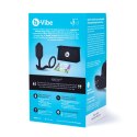B-Vibe Snug & Tug XL - Wibrująca zatyczka anatomiczna z pierścieniem