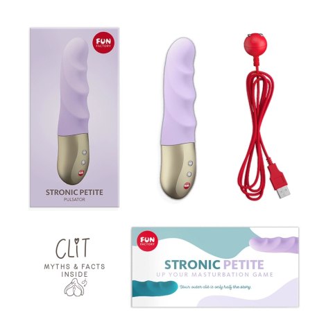 Fun Factory Stronic Petite Pastel Lilac pulsacyjny system intymny 17cm Fun Factory Stronic Petite Pastel Lilac pulsacyjny system intymny 17cm