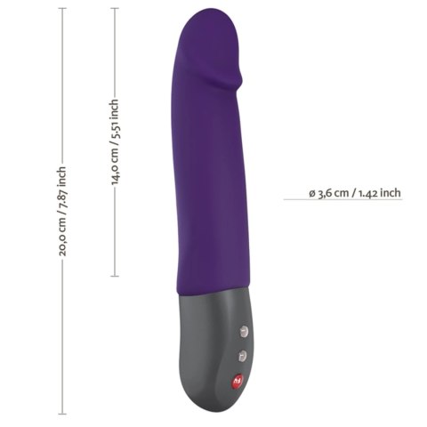 Fun Factory Stronic Real II Dark Violet pulsacyjny masażer wodoodporny 20cm Fun Factory Stronic Real II Dark Violet pulsacyjny masażer wodoodporny 20cm
