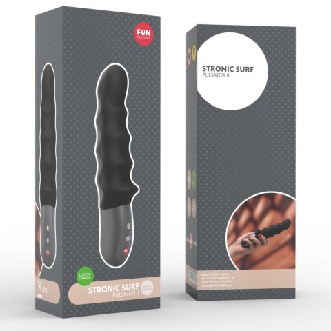 Fun Factory Stronic Surf II Black - Pulsacyjny model anatomiczny, silikon Fun Factory Stronic Surf II Black - Pulsacyjny model anatomiczny, silikon