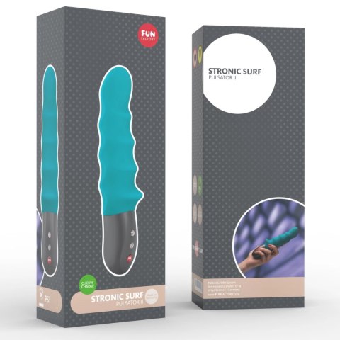 Fun Factory Stronic Surf II Petrol - pulsujący model silikonowy 20,3 cm Fun Factory Stronic Surf II Petrol - pulsujący model silikonowy 20,3 cm