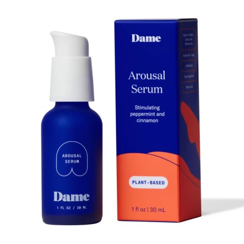 Dame Products Arousal Serum 30ml - formuła roślinna z olejkiem miętowym Dame Products Arousal Serum 30ml - formuła roślinna z olejkiem miętowym
