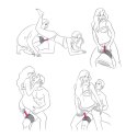 Sportsheets Thigh Strap On - Uprząż na udo, neoprenowa, czarna