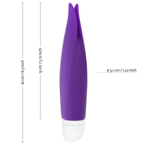 Fun Factory Volita Violet - Mini urządzenie wibrujące silikonowe 16 cm Fun Factory Volita Violet - Mini urządzenie wibrujące silikonowe 16 cm