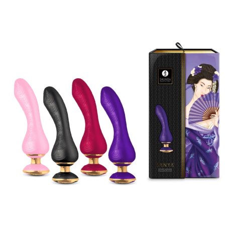 Shunga Sanya Raspberry - personalny masażer silikonowy 18,5 cm Shunga Sanya Raspberry - personalny masażer silikonowy 18,5 cm
