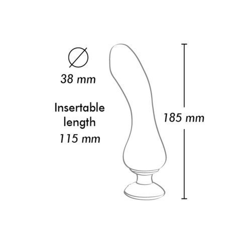Shunga Sanya Raspberry - personalny masażer silikonowy 18,5 cm Shunga Sanya Raspberry - personalny masażer silikonowy 18,5 cm