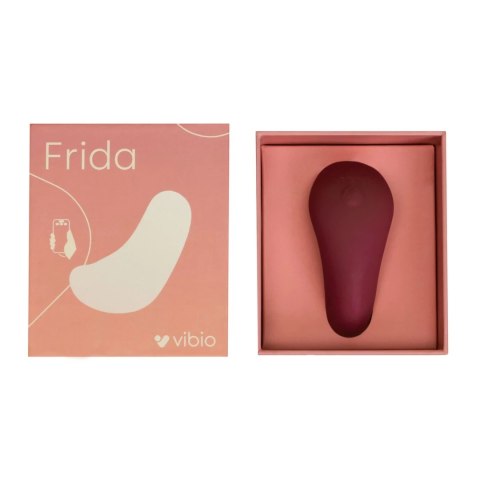Vibio Frida Wine Red - Model bezprzewodowy, silikonowy, aplikacja BT Vibio Frida Wine Red - Model bezprzewodowy, silikonowy, aplikacja BT