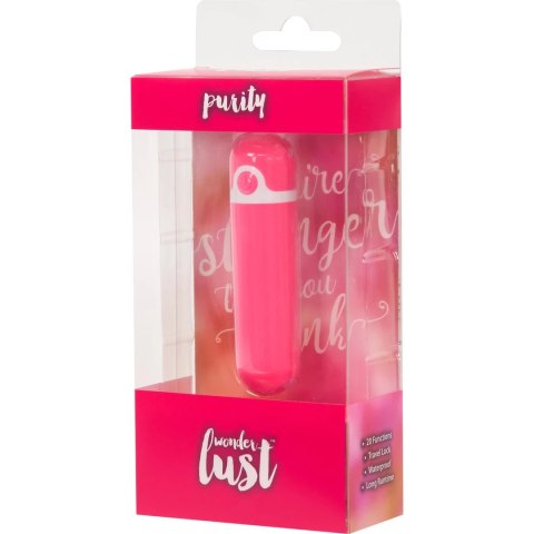 Wonderlust Purity Pink - kompaktowa maszyna wibracyjna, 20 trybow, USB Wonderlust Purity Pink - kompaktowa maszyna wibracyjna, 20 trybow, USB