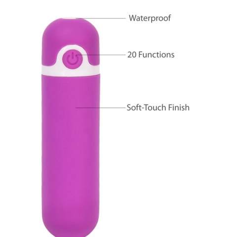 Wonderlust Purity Purple - Kompaktowy, Ładowalny Model 20 Funkcji Wonderlust Purity Purple - Kompaktowy, Ładowalny Model 20 Funkcji