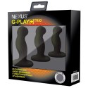 Nexus G-Play Trio+ Black - Zestaw 3 Wibrujących Korkow, 6 Trybow, USB
