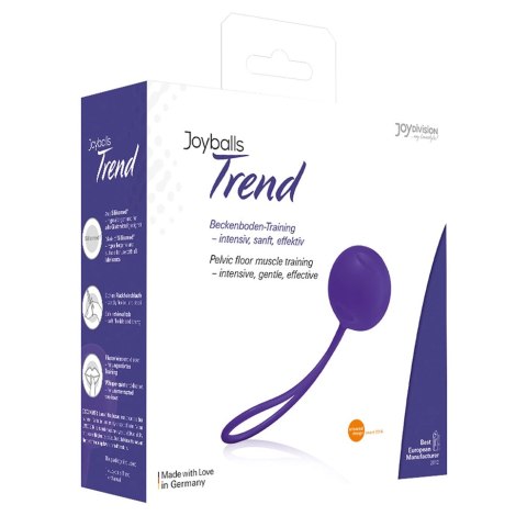 Joydivision Joyballs Trend Single Violet - kulka treningowa Silikomed 3,5cm Joydivision Joyballs Trend Single Violet - kulka treningowa Silikomed 3,5cm