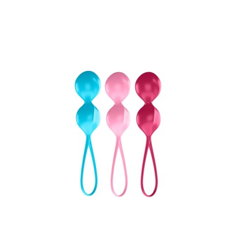 Satisfyer V Balls Training Set - zestaw silikonowy, 3 rozmiary, fioletowy Satisfyer V Balls Training Set - zestaw silikonowy, 3 rozmiary, fioletowy