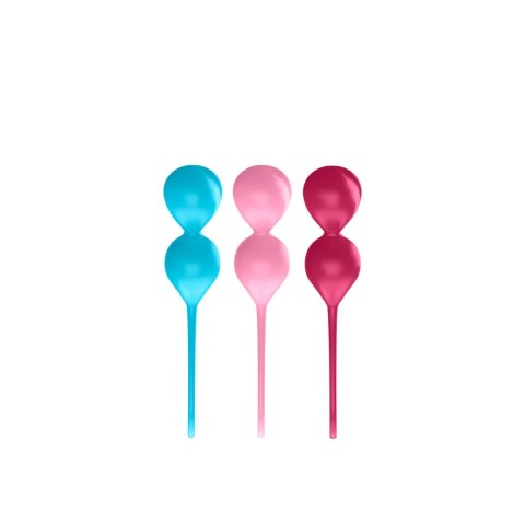 Satisfyer V Balls Training Set - zestaw silikonowy, 3 rozmiary, fioletowy Satisfyer V Balls Training Set - zestaw silikonowy, 3 rozmiary, fioletowy