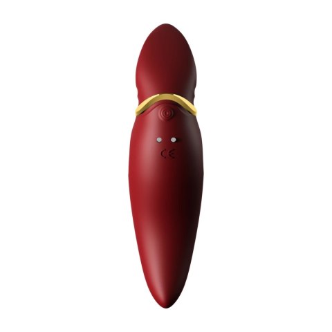 ZALO Hero Wine Red - masażer impulsowy PulseWave, silikon, IPX4 ZALO Hero Wine Red - masażer impulsowy PulseWave, silikon, IPX4