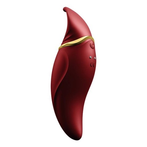 ZALO Hero Wine Red - masażer impulsowy PulseWave, silikon, IPX4 ZALO Hero Wine Red - masażer impulsowy PulseWave, silikon, IPX4