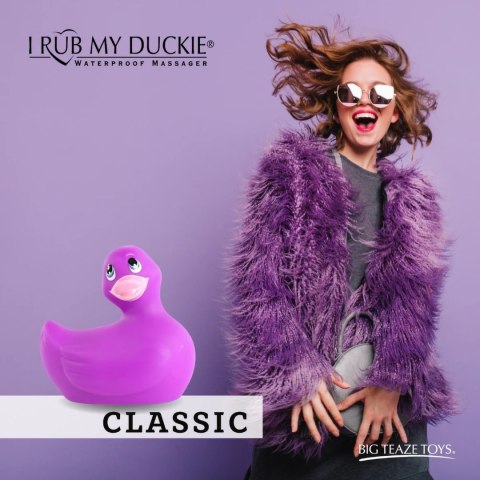 Big Teaze Toys I Rub My Duckie 2.0 Classic Purple - masażer wodoodporny 7 trybow Big Teaze Toys I Rub My Duckie 2.0 Classic Purple - masażer wodoodporny 7 trybow