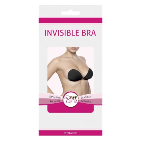 Bye Bra Invisible Bra C Czarny - samonośny biustonosz bez ramiączek Bye Bra Invisible Bra C Czarny - samonośny biustonosz bez ramiączek
