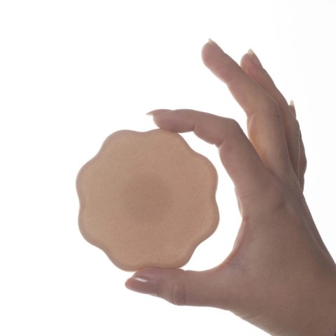 Bye Bra Fabric Nipple Covers Nude - materiałowe osłonki kwiaty 1 para Bye Bra Fabric Nipple Covers Nude - materiałowe osłonki kwiaty 1 para