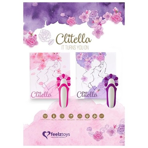 FeelzToys Clitella Purple - Kompaktowy Stymulator Klitorisu USB FeelzToys Clitella Purple - Kompaktowy Stymulator Klitorisu USB