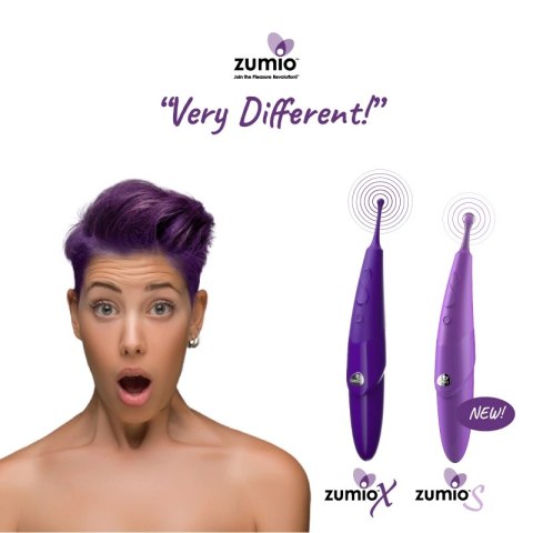 Zumio S Spirotip - Precyzyjny stymulator z końcowką Spirotip, fioletowy Zumio S Spirotip - Precyzyjny stymulator z końcowką Spirotip, fioletowy