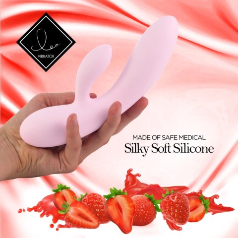 FeelzToys Lea Strawberry - silikonowy model dwusilnikowy wodoodporny FeelzToys Lea Strawberry - silikonowy model dwusilnikowy wodoodporny